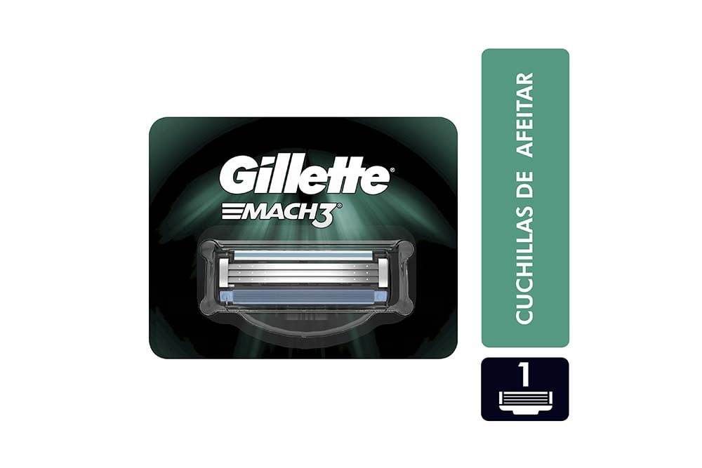 Repuesto Maquina Afeitar Gillette Mach3 unidad