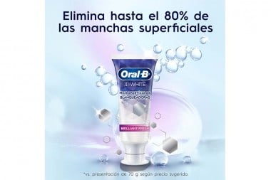 Crema Dental Oral-B 3D White Brilliant 107 Ml