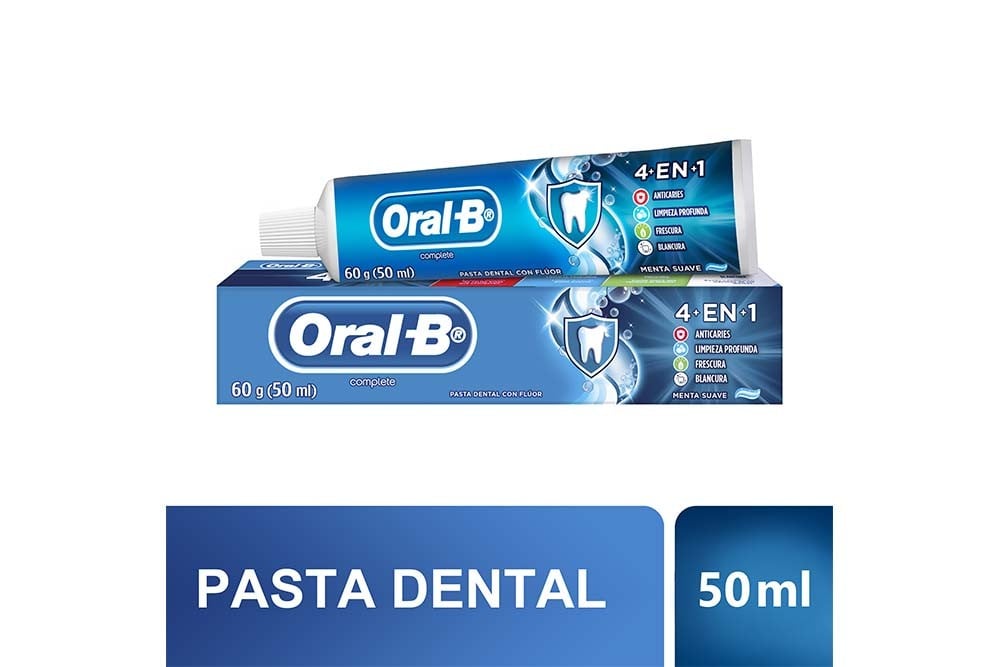 Crema Dental Oral-B Complete 4en1 50 mL