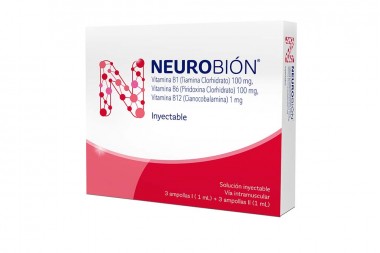Neurobión Solución Inyectable 100 / 100 / 1 mg Caja Con 3 Ampollas