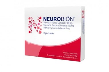 Neurobión Solución Inyectable 100 / 100 / 1 Mg Caja Con 3 Ampollas