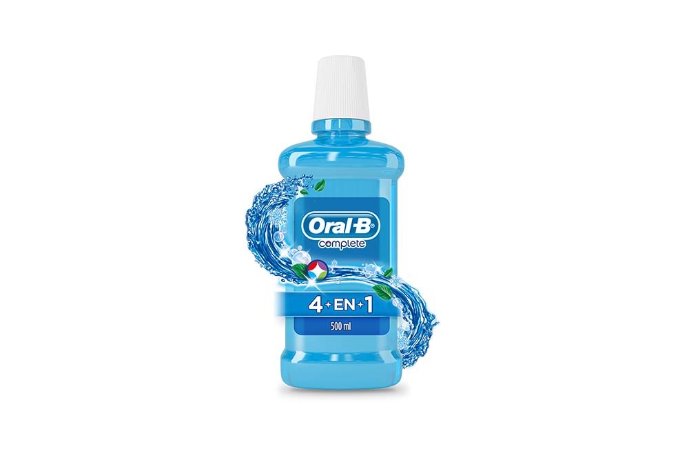 ENJUAGUE BUCAL ORAL B 4 en 1 500 ML