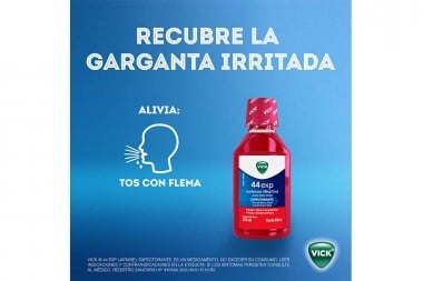 Jarabe Vick 44 Sabor Cereza 120 Ml