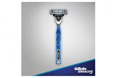 Maquina Afeitar Gillette Mach3 Aqua Grip unidad