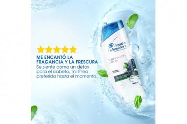 Shampoo Head & Shoulders Control Caspa Purificación Capilar 180 Ml