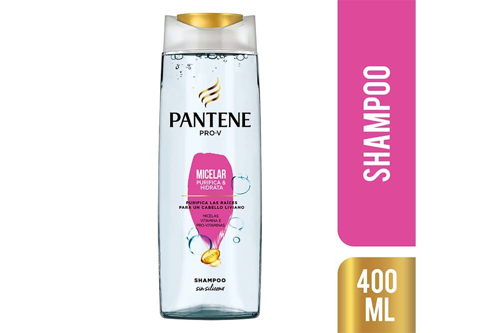 Shampoo Pantene Pro-V Micelar Purifica & Hidrata 400 Ml