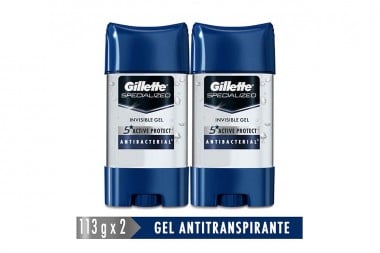 Desodorante Gillette Clear Gel 2 unds