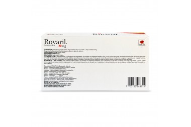 ROVARIL 20 mg 30 Cápsulas blandas