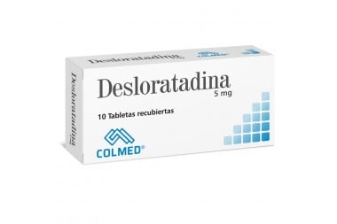 DESLORATADINA 5 mg 10 Tabletas recubiertas