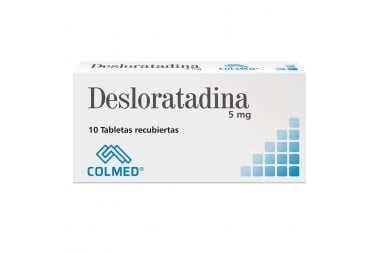 DESLORATADINA 5 mg 10 Tabletas recubiertas