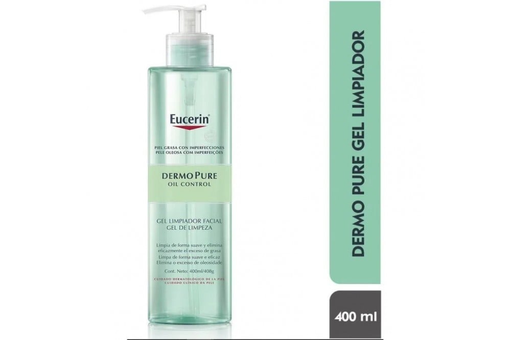 GEL LIMPIADOR FACIAL EUCERIN DERMO PURE 400 ML