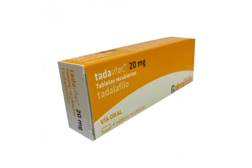 TADAVITAE 20 mg 4 tabletas recubiertas