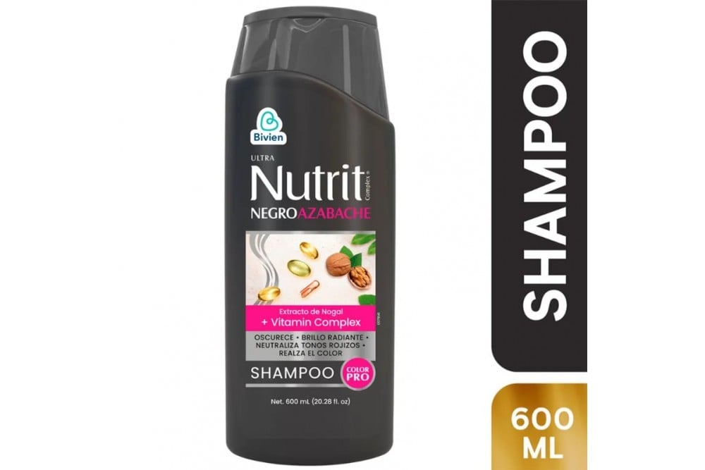 SHAMPOO NEGRO AZABACHE NUTRIT 600 ML