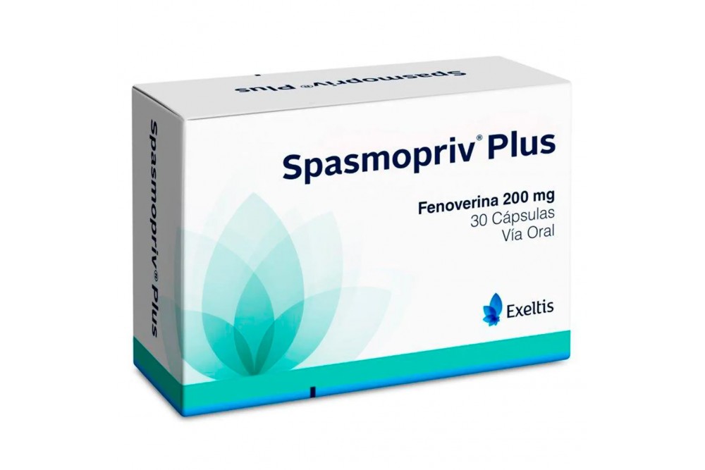 SPASMOPRIV PLUS 200 mg 30 Cápsulas