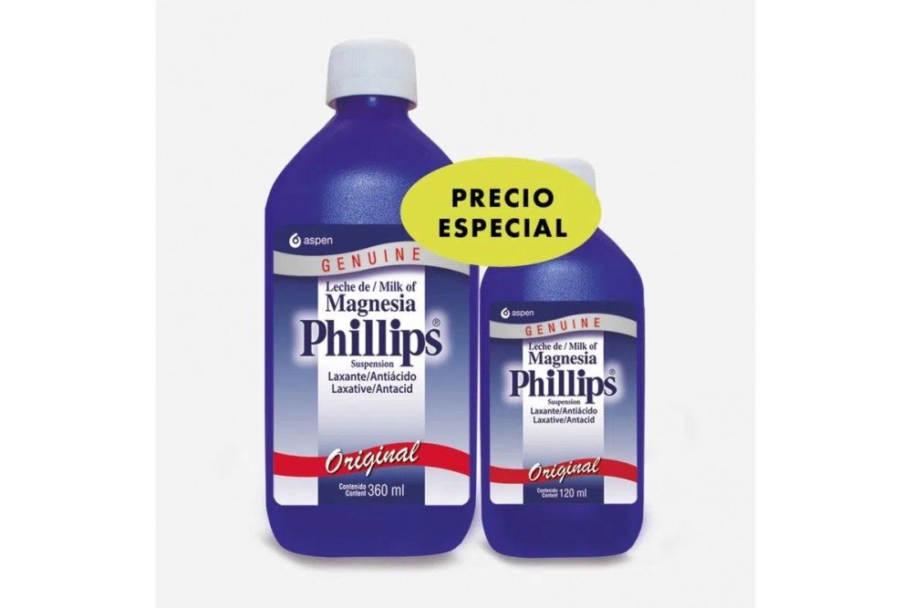 Oferta Leche Magnesia Original 2 Frascos Con 360 + 120 mL