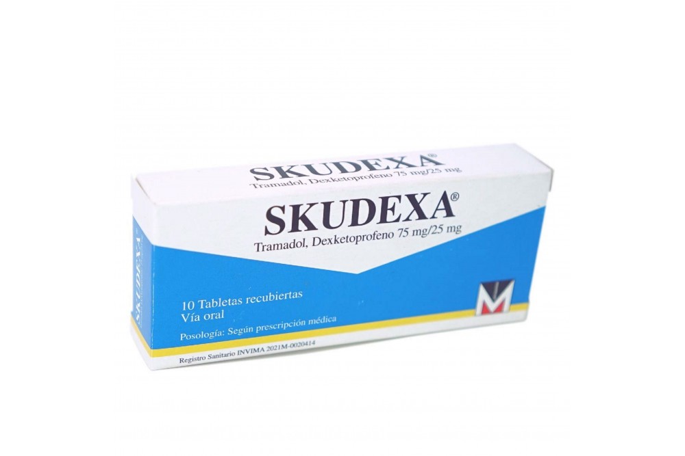 Skudexa 25/75 mg 10 Tabletas Recubiertas