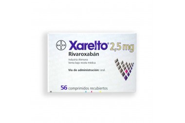 Xarelto 2.5 Mg 56 Tabletas