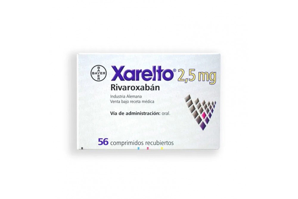 Xarelto 2.5 Mg 56 Tabletas