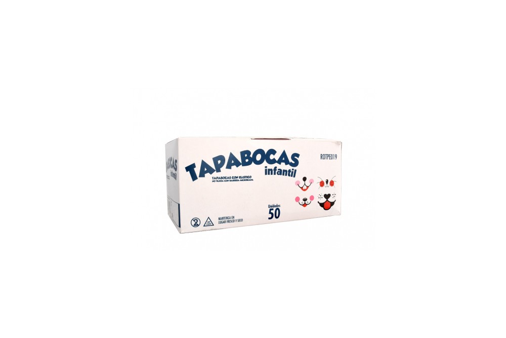 Tapabocas Con Elastico Alfa Safe 50 Unds
