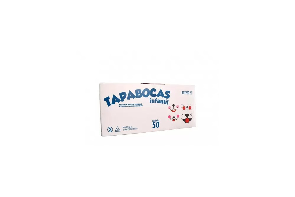 Tapabocas Con Elastico Alfa Safe 50 Unds