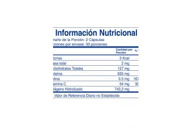 Colageno Hidrolizado Benet 60 Capsulas