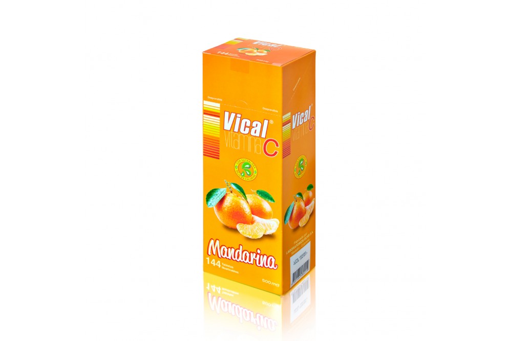 Vical Vitamina C 500 mg Mandarina 144 Tabletas