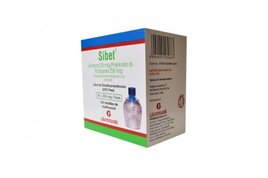 Sibet Suspensión 25/ 250 mcg Con 120 Dosis + Inhalocámara