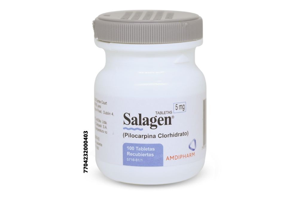 Salagen 5 mg Frasco Con 100 Tabletas Recubiertas