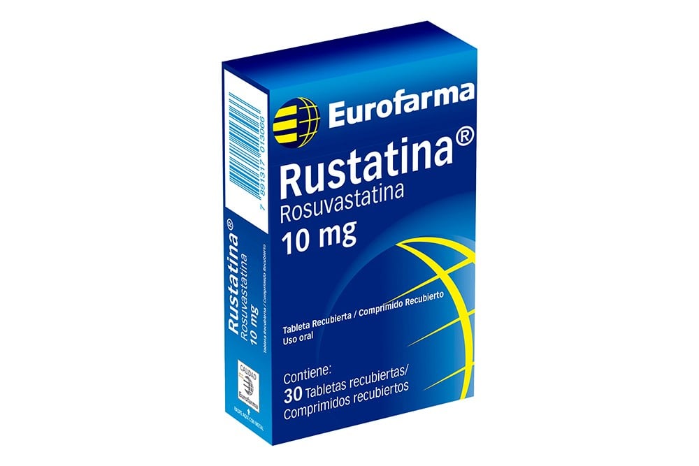 Rustatina 10 Mg 30 Tabletas