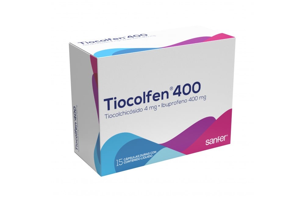 Tiocolfen 400 Mg Caja Con 15 Cápsulas Duras