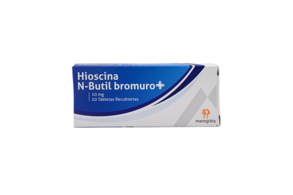 Hioscina N-Butil Bromuro 10 mg 20 Tabletas