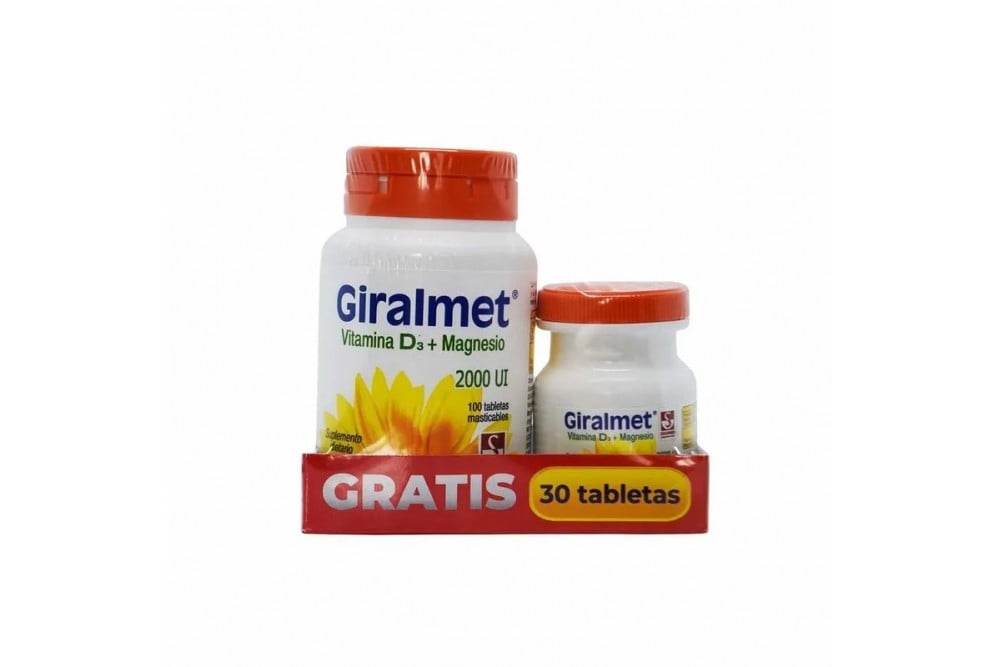 Oferta Magnesio / Vitamina D3 2000 Giralmet