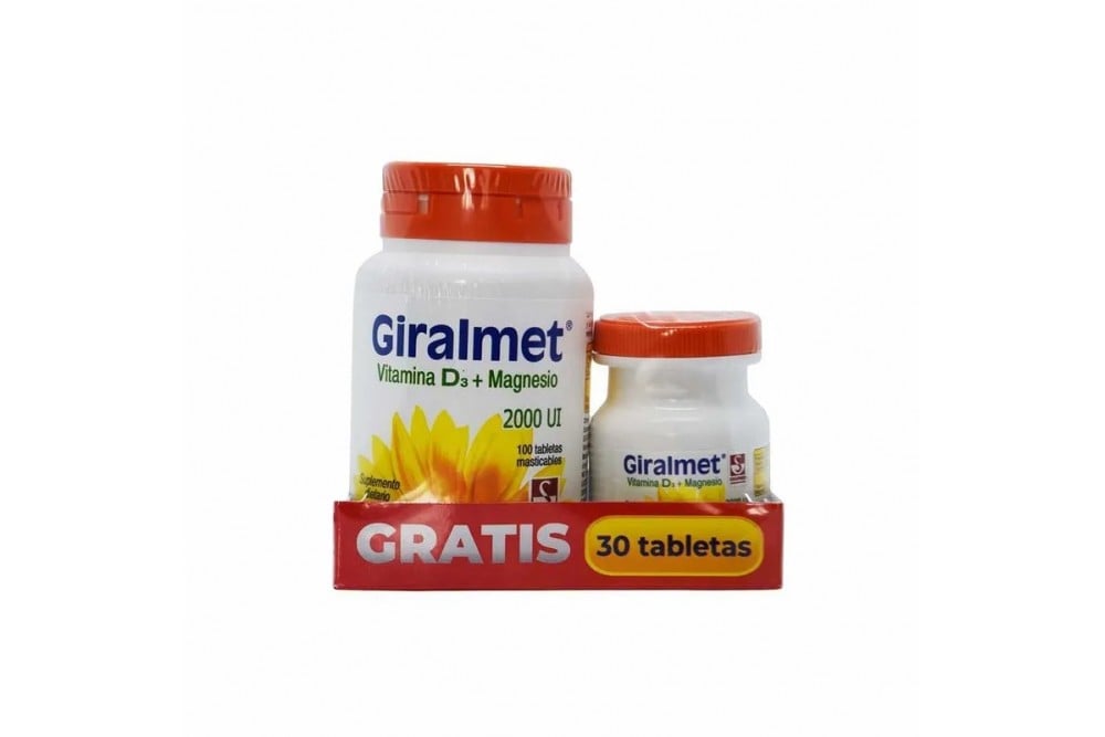 OFERTA MAGNESIO / VITAMINA D3 2000 GIRALMET