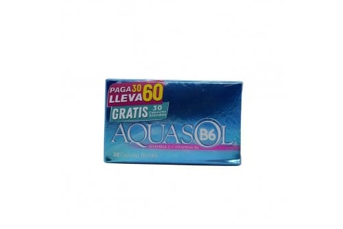 Oferta Aquasol B6 30 Lleve 60