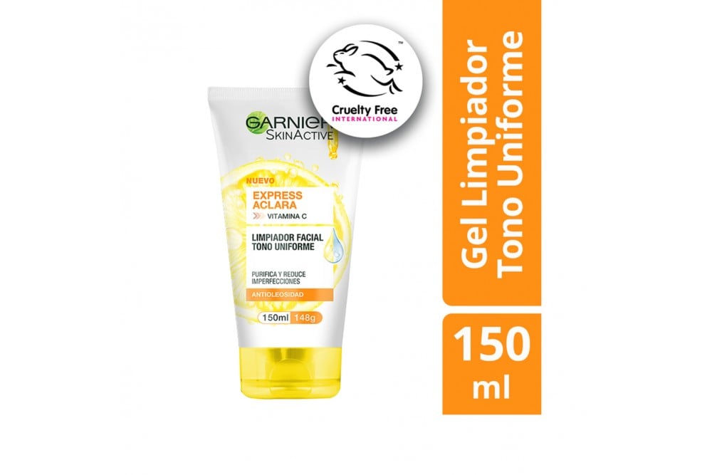 GEL LIMPIADOR FACIAL GARNIER VITAMINA C 150 ML