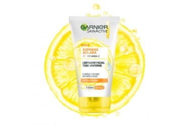 GEL LIMPIADOR FACIAL GARNIER VITAMINA C 150 ML