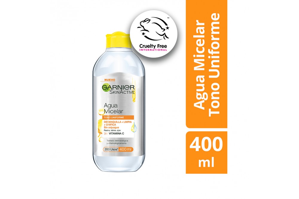 AGUA MICELAR GARNIER SKIN ACTIVE 400 ML