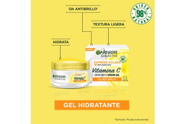 GEL HIDRATANTE SERUM GARNIER SKIN ACTIVE 50 ML