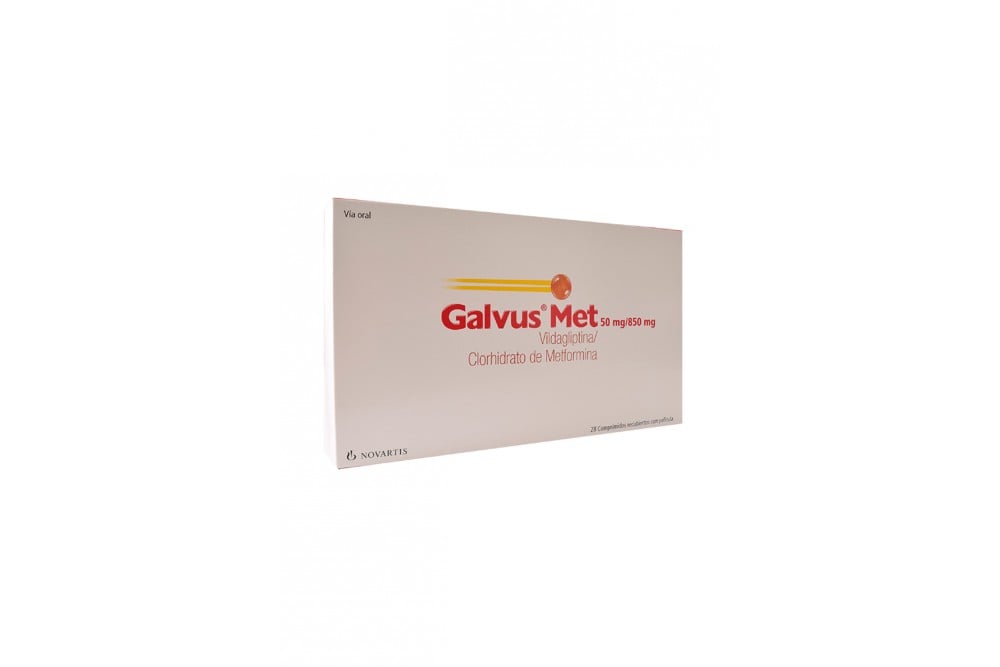Galvus Met 50/ 850 Mg 28 Comprimidos Recubiertos