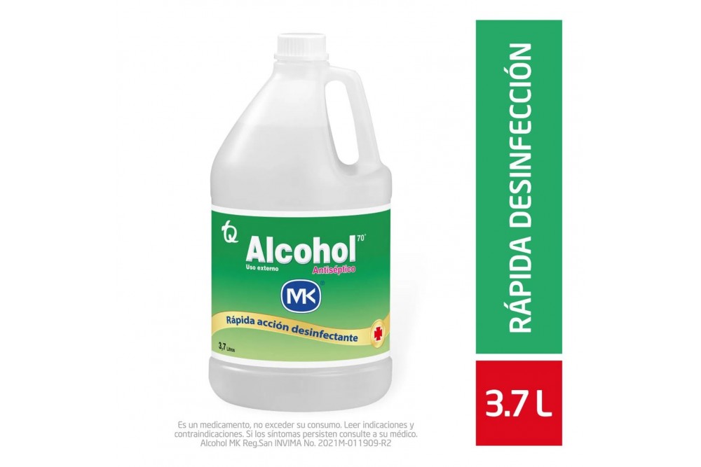 Alcohol Antiséptico MK 95% 3700 mL