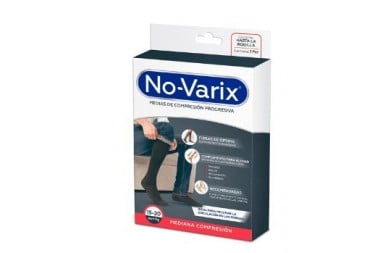 Calcetín Compresión No-Varix T-M Azul 8-15 Mmhg Hombre Und