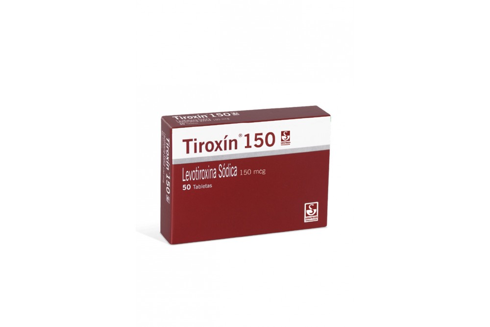 Tiroxín 150 mcg Caja Con 50 Tabletas