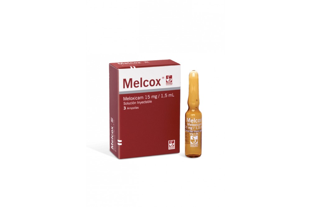 Melcox 15 mg/1,5 mL Intramuscular 3 Ampollas