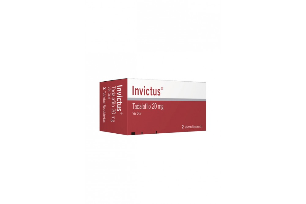 INVICTUS 20 mg 2 tableta recubierta