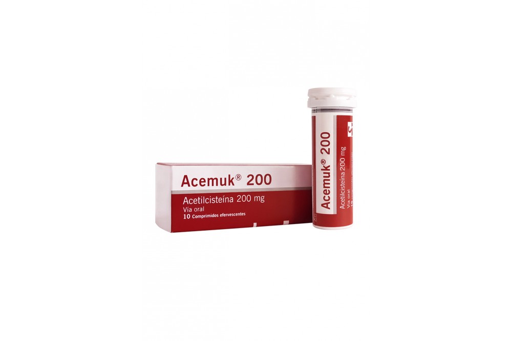 Acemuk 200 Mg 10 Comprimidos Efervencentes
