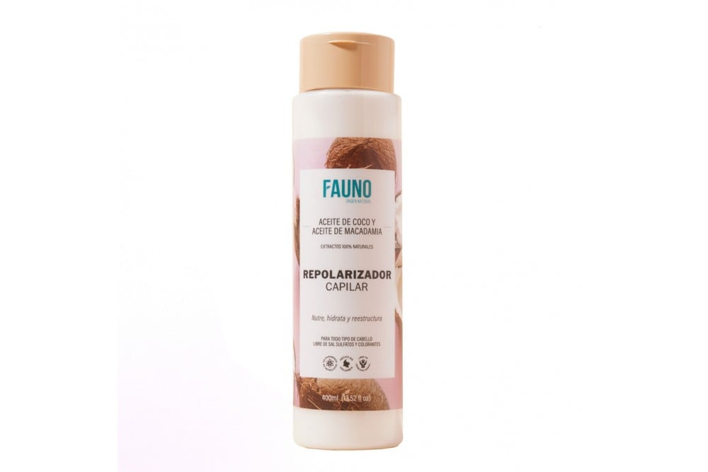 Repolizador Capilar Fauno Aceite De Coco Y Macadamia 400 Ml