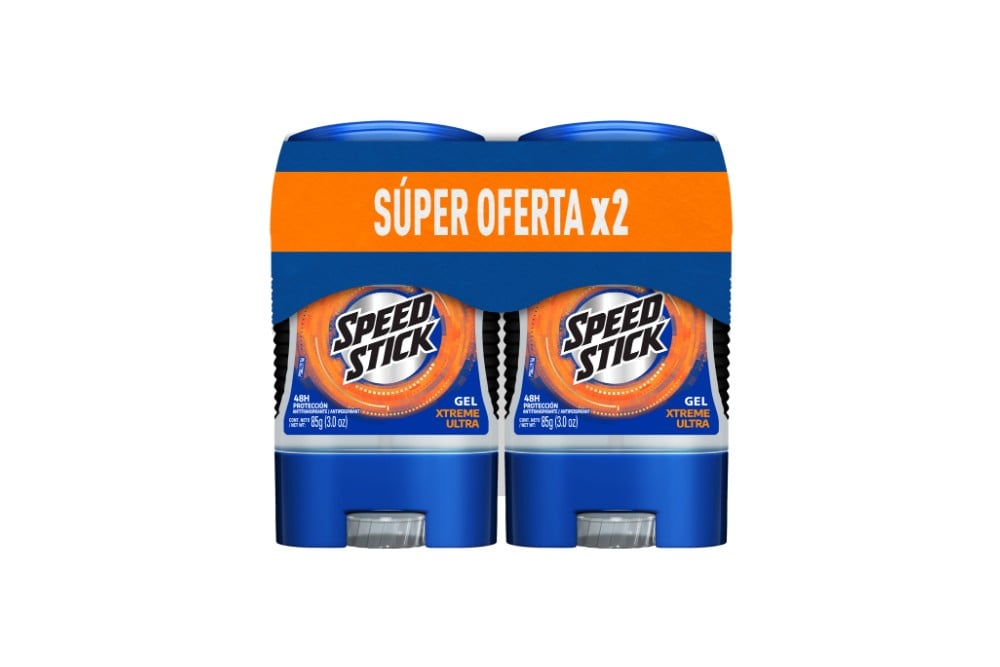 Gel Antitranspirante Speed Stick 2 Unds 85 G
