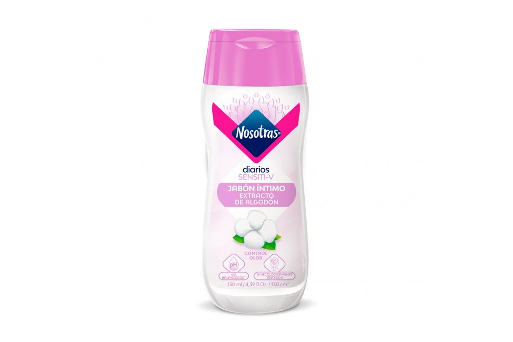 Jabon Intimo Nosotras Sensiti-V 130 Ml