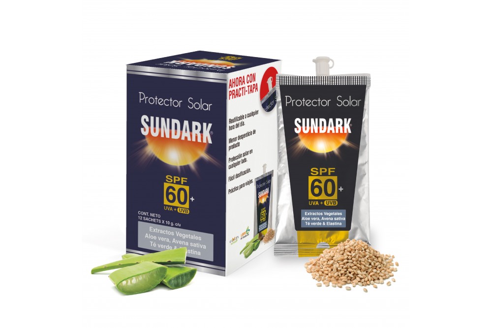 Protector Solar Sundark SPF 60 12 sobres