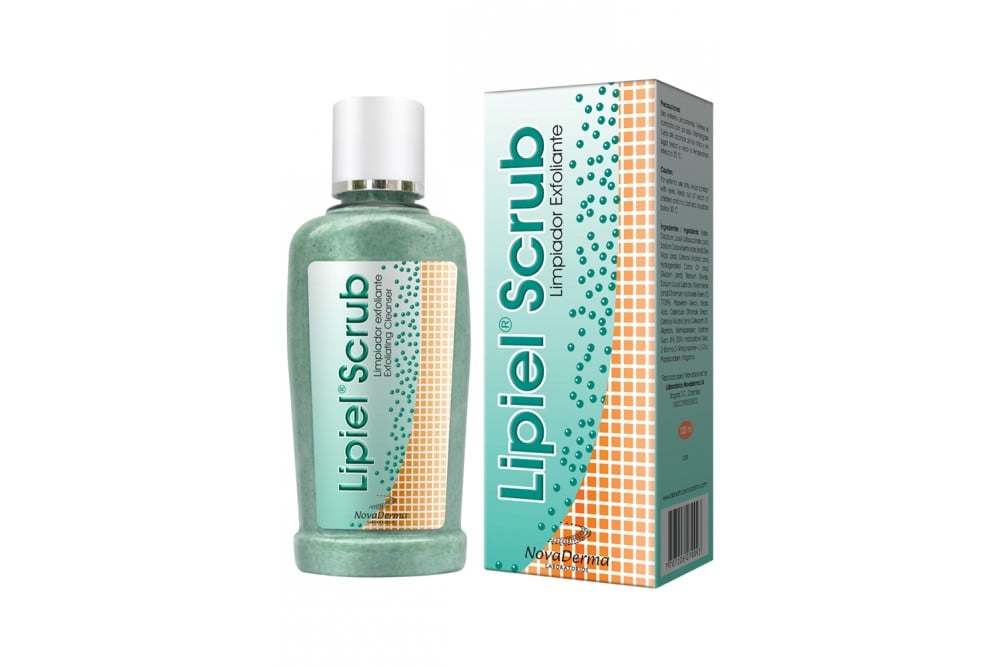 Lipiel Scrub Caja Con Frasco Con 120 Ml - Limpiador Exfoliante